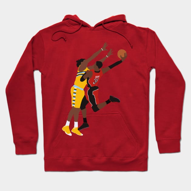 Terrence Ross Dunk over Kenneth Faried Hoodie by xRatTrapTeesx